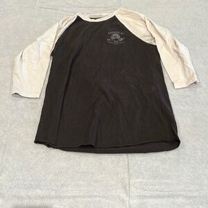 Womens vintage Obey three-quarter link sleeve medium